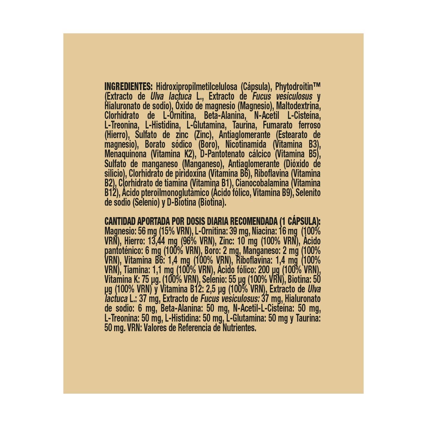 Vegan Cofactor 40 cápsulas Powergym