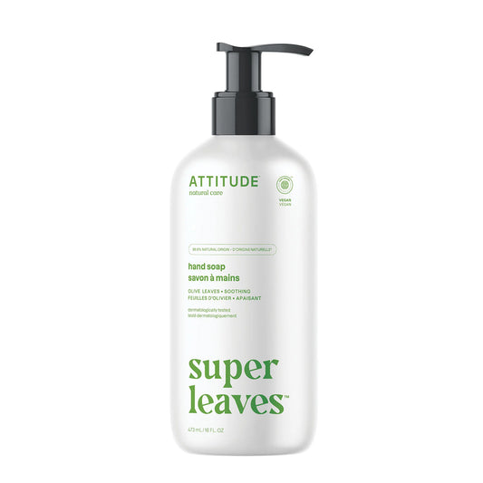 Super leaves Jabón de manos Olive Leaves Attitude 473 ml