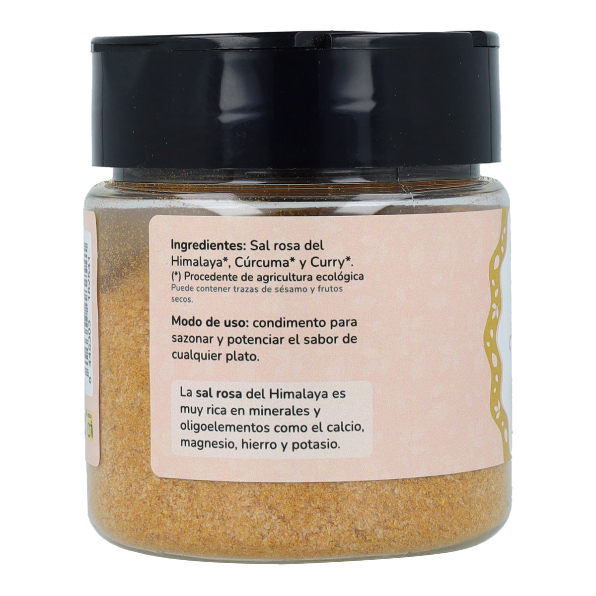 Sal Rosa con Curry y Cúrcuma Planeta Huerto 100g
