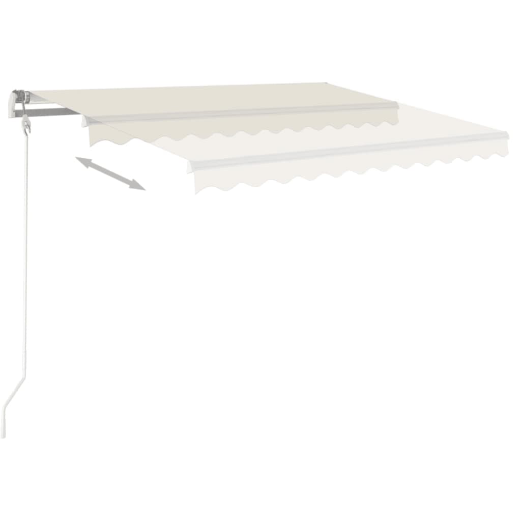 Toldo Manual Retráctil Crema 450x350 Cm_5