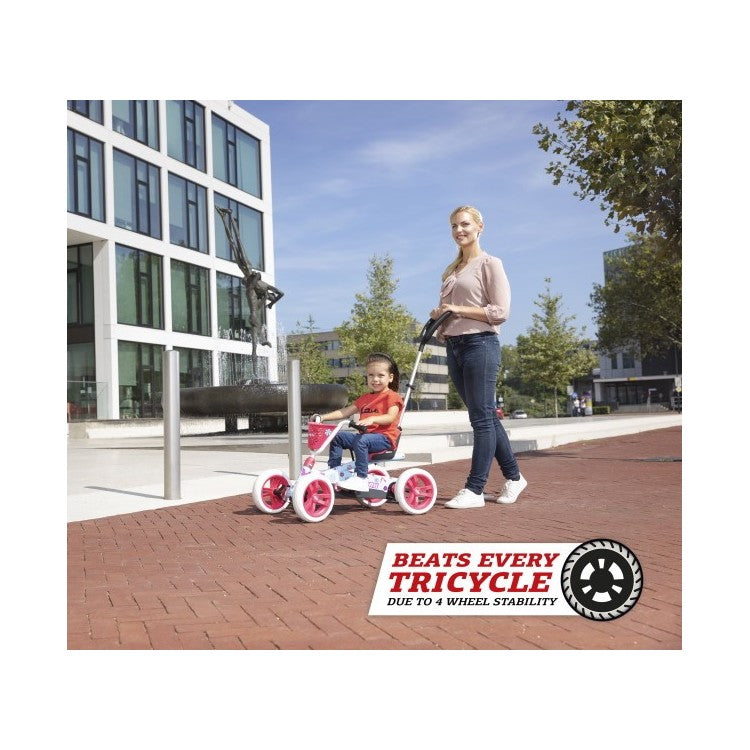 Coche De Pedales Berg Buzzy Bloom 2 En 1.