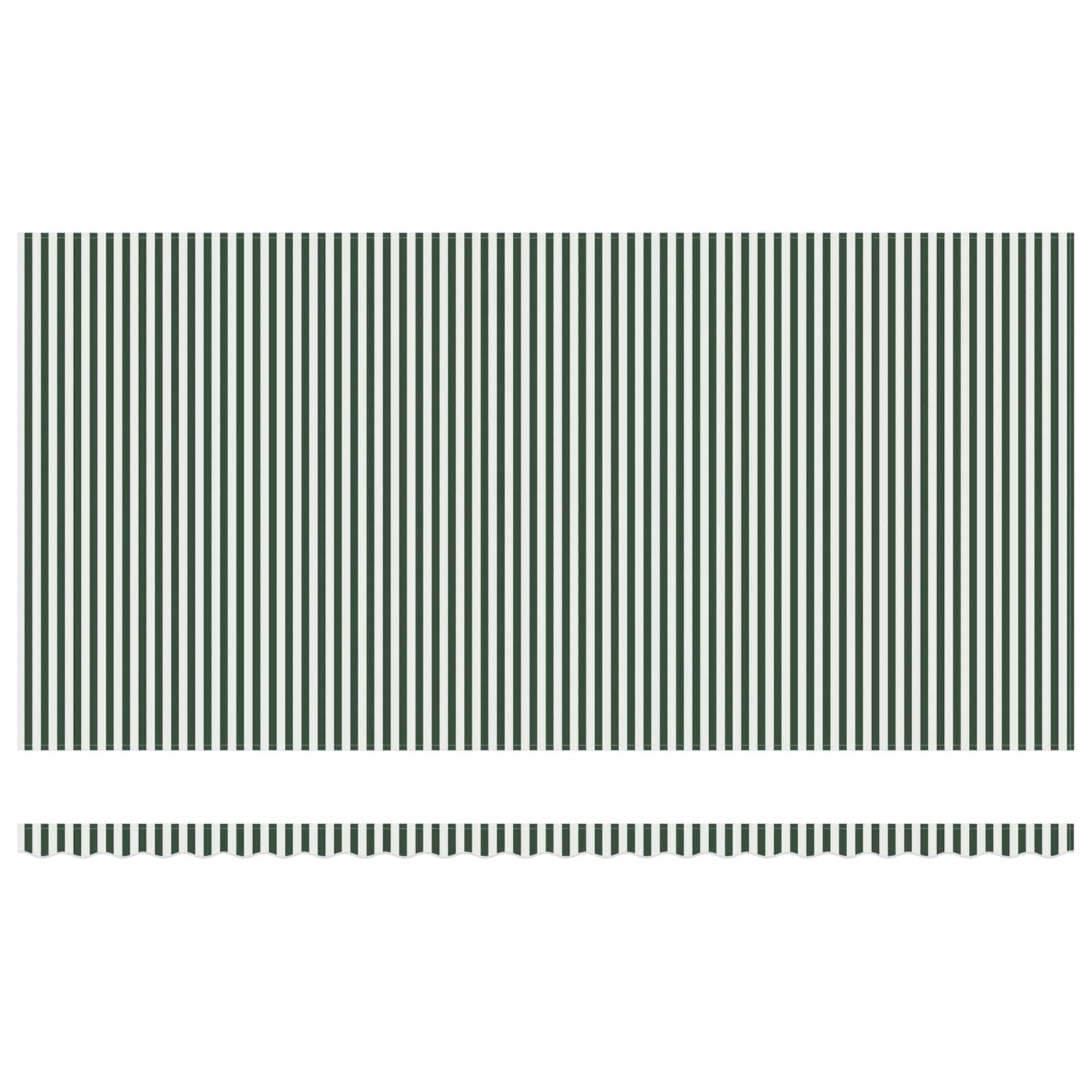 Toldo Retráctil Verde Y Blanco 600 X 300 Cm Tela Y Aluminio_5