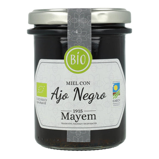 Miel con ajo negro bio Mayem 275 g