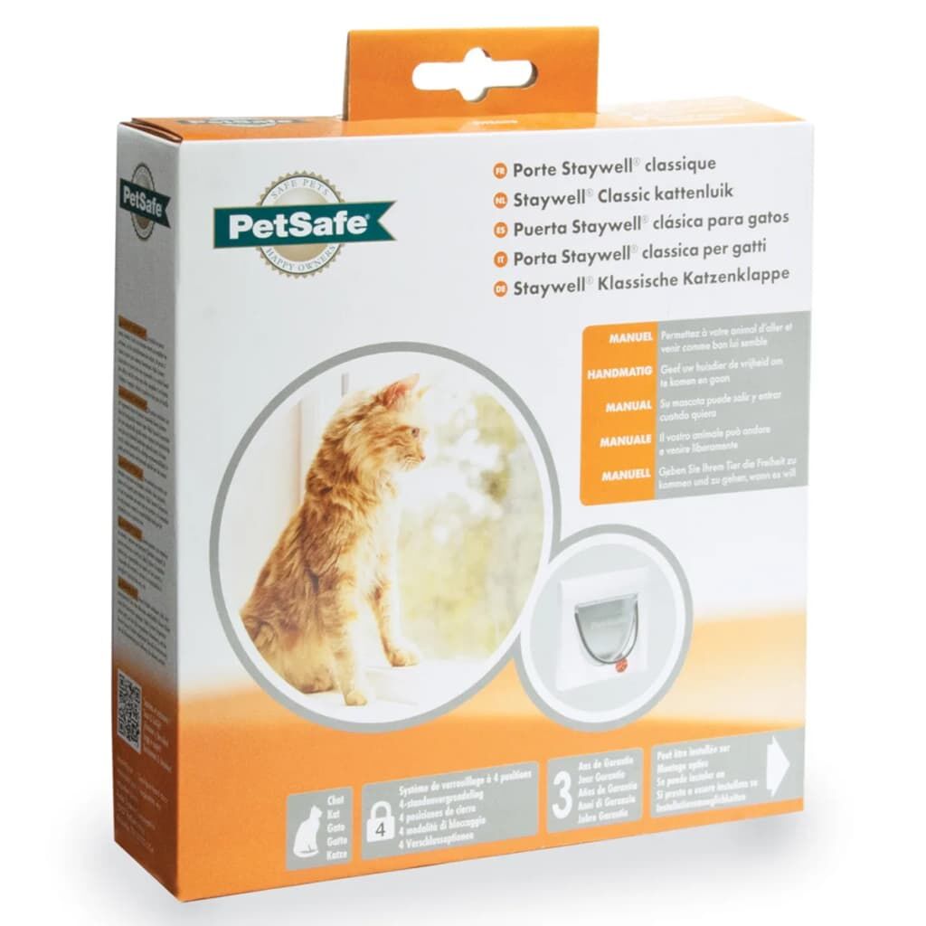 Petsafe Gatera 4 Posiciones Con Túnel Classic 919 Blanca 5031_2