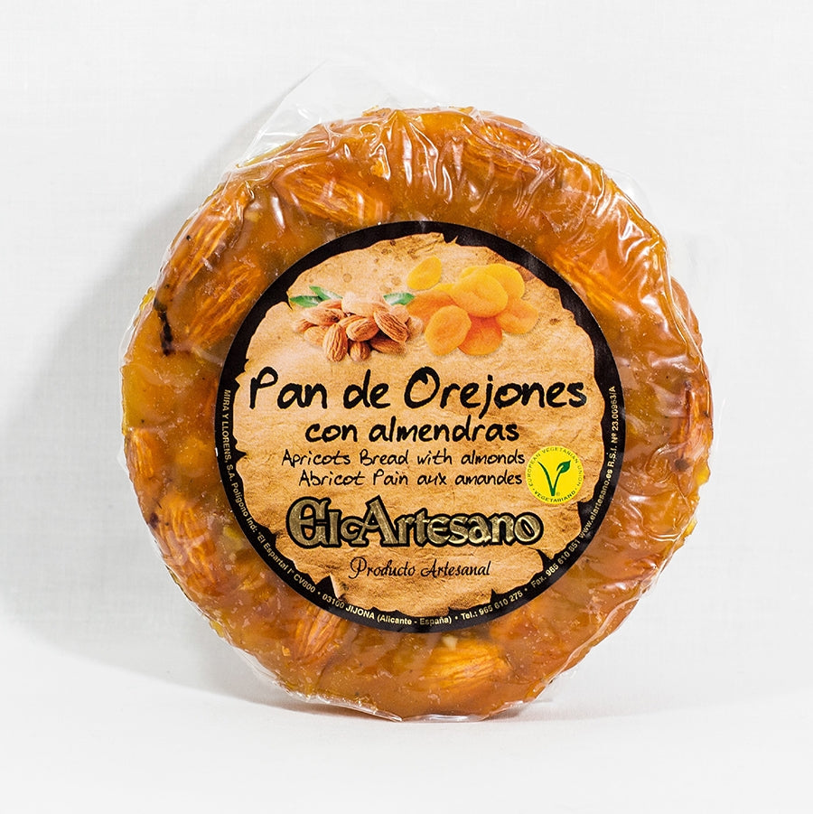 Pan De Orejones ( Albaricoques Secos ) Con Almendras 200grs._0