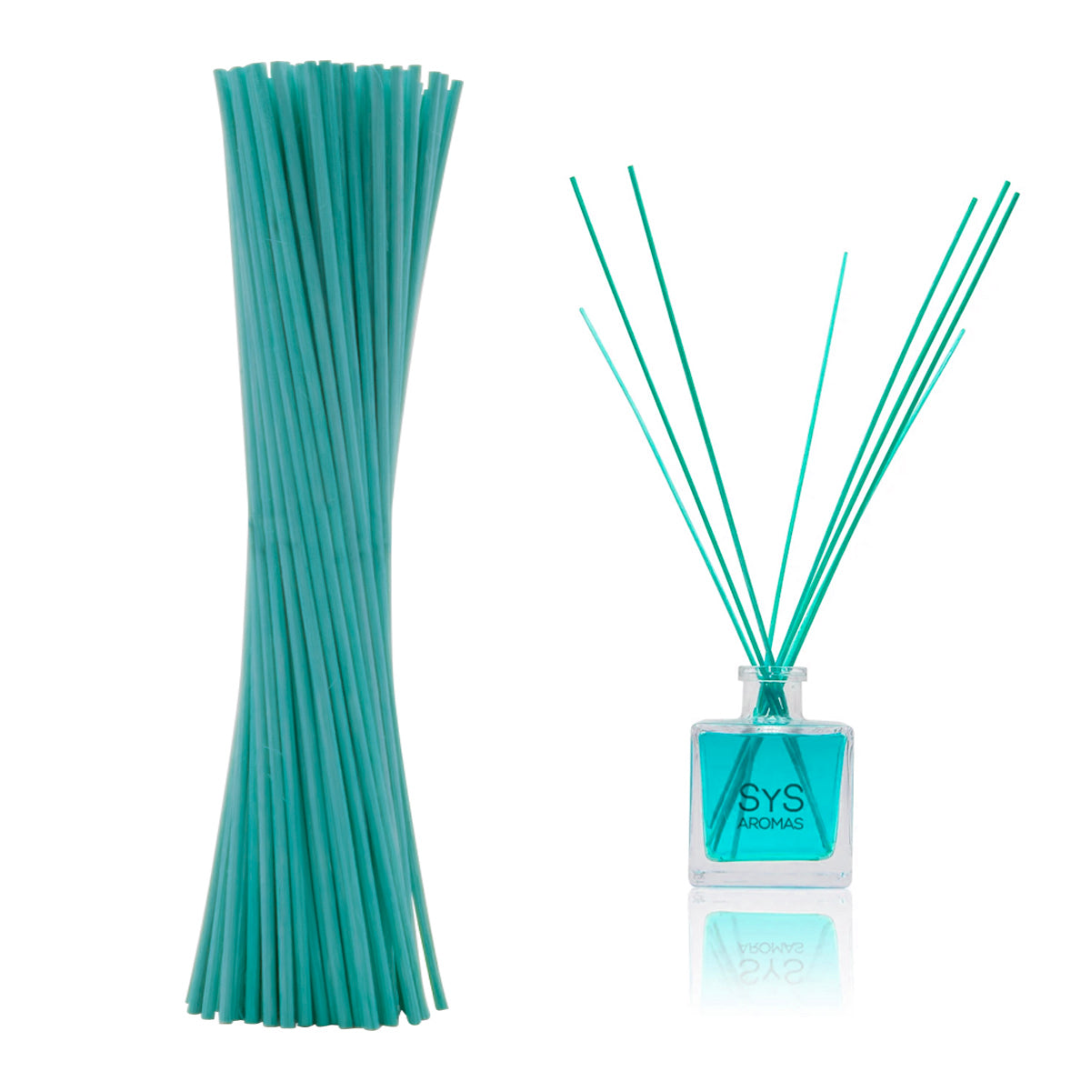 Varillas Difusor SYS 50 Uds | Ratán Natural Azul | Mikado | Alta Absorción | 2,5 mm X 32 cm_1