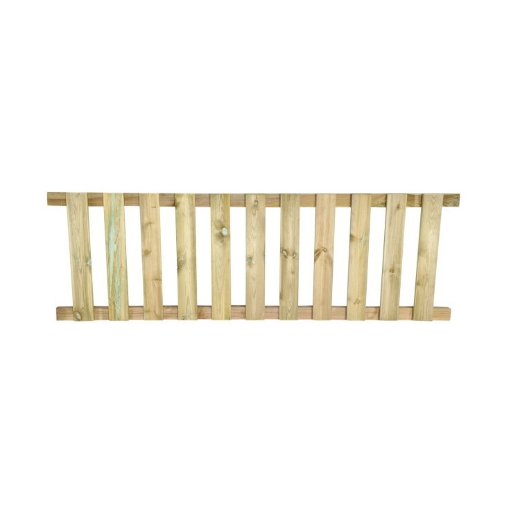 Valla De Madera Masgames Recta 80 Madera Sin Pintar.