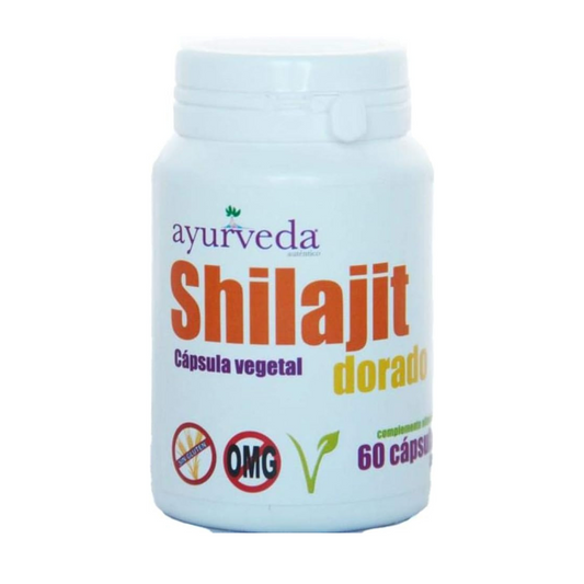 Shilajit dorado Ayurveda 60 cápsulas