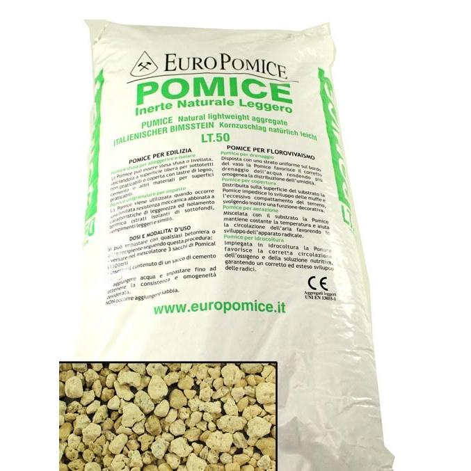 Pomice grano medio 6 - 14 mm 50 L