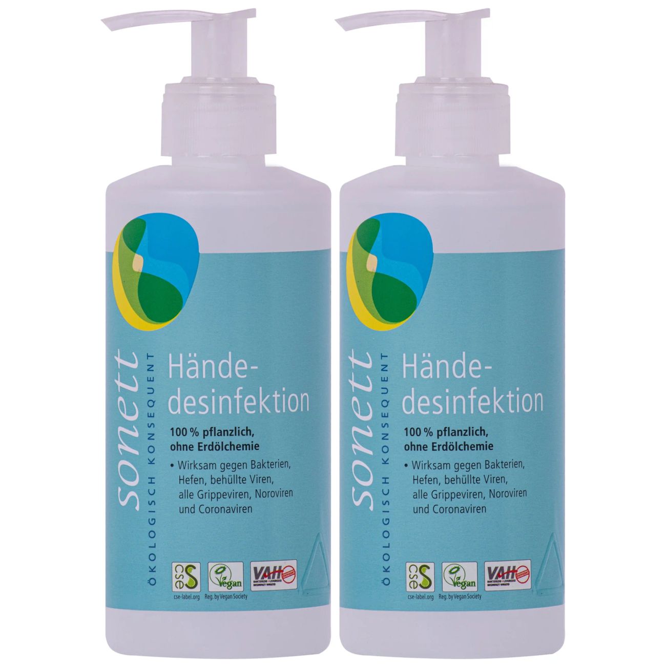 Desinfectante De Manos, 2 X 300 Ml Con Dosificador, Antiséptico De Manos_0