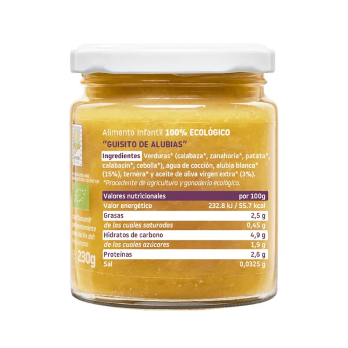 PROMO 2x Tarrito BIO Guisito de alubias Smileat 230g