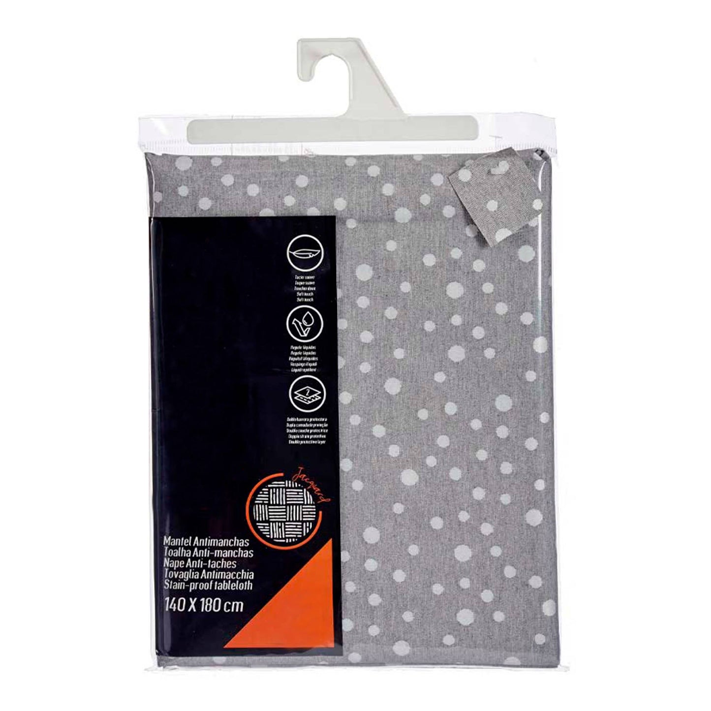 Mantel Jacquard Antimancha 140x180cm Lun Colección Kinvara