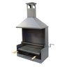 Cajón Barbacoa con chimenea, elevador y parrilla Inox Imex el Zorro 61 x 40 x 148 cm