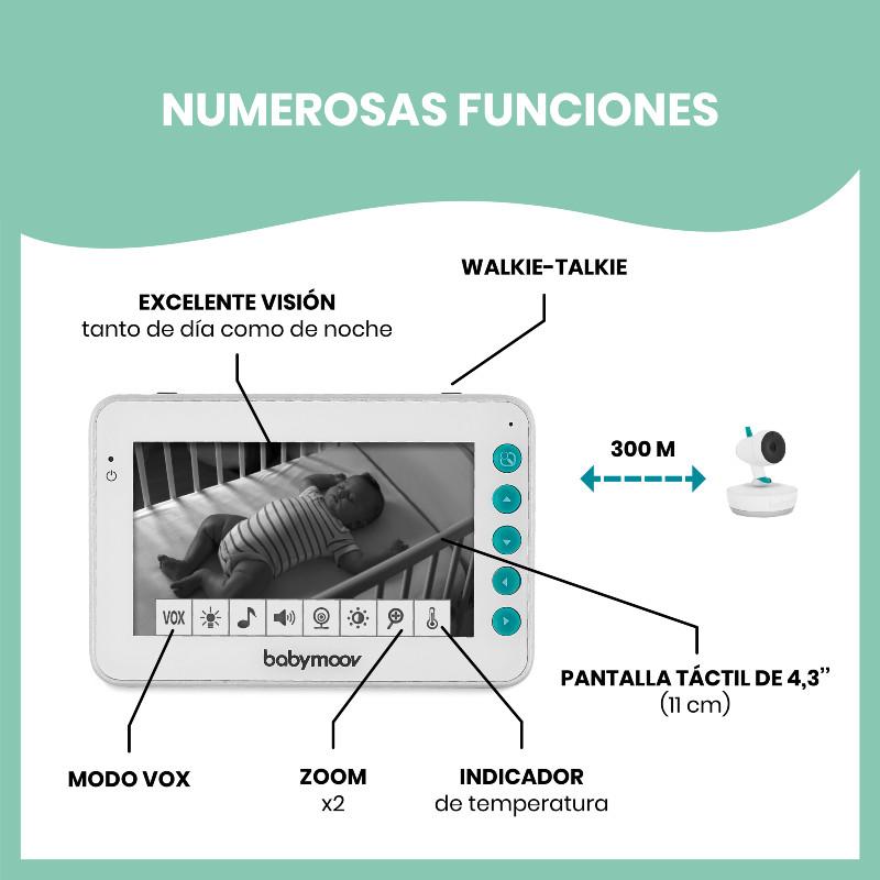 Vigila bebé con Cámara Motorizada YOO Moov Babymoov