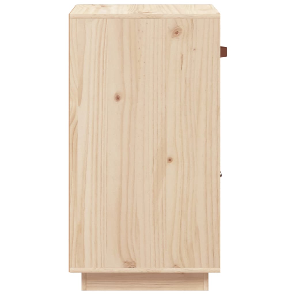 Aparador De Madera Maciza De Pino 34x40x75 Cm / Vetonek_5