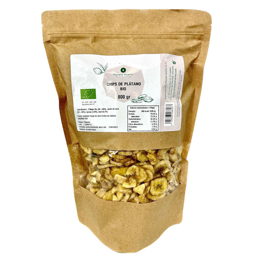 Chips de plátano ECO Planeta Huerto 800 g