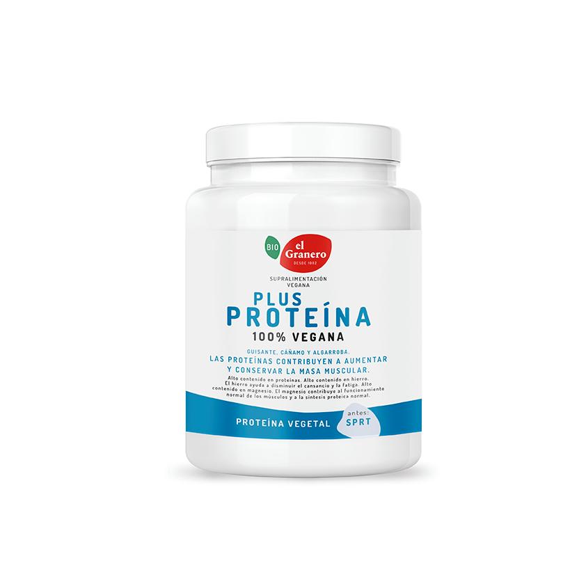 Súper Proteína Deportistas 100% Vegana El Granero Bote de 600 g