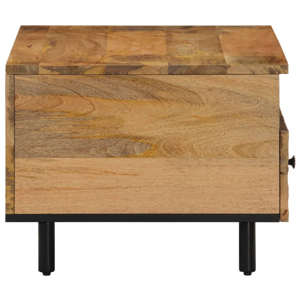 Mesa De Centro De Madera Maciza Mango 80x54x40 Cm_4