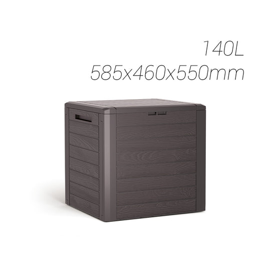 Baul de jardín Wood 140 L Plastiken