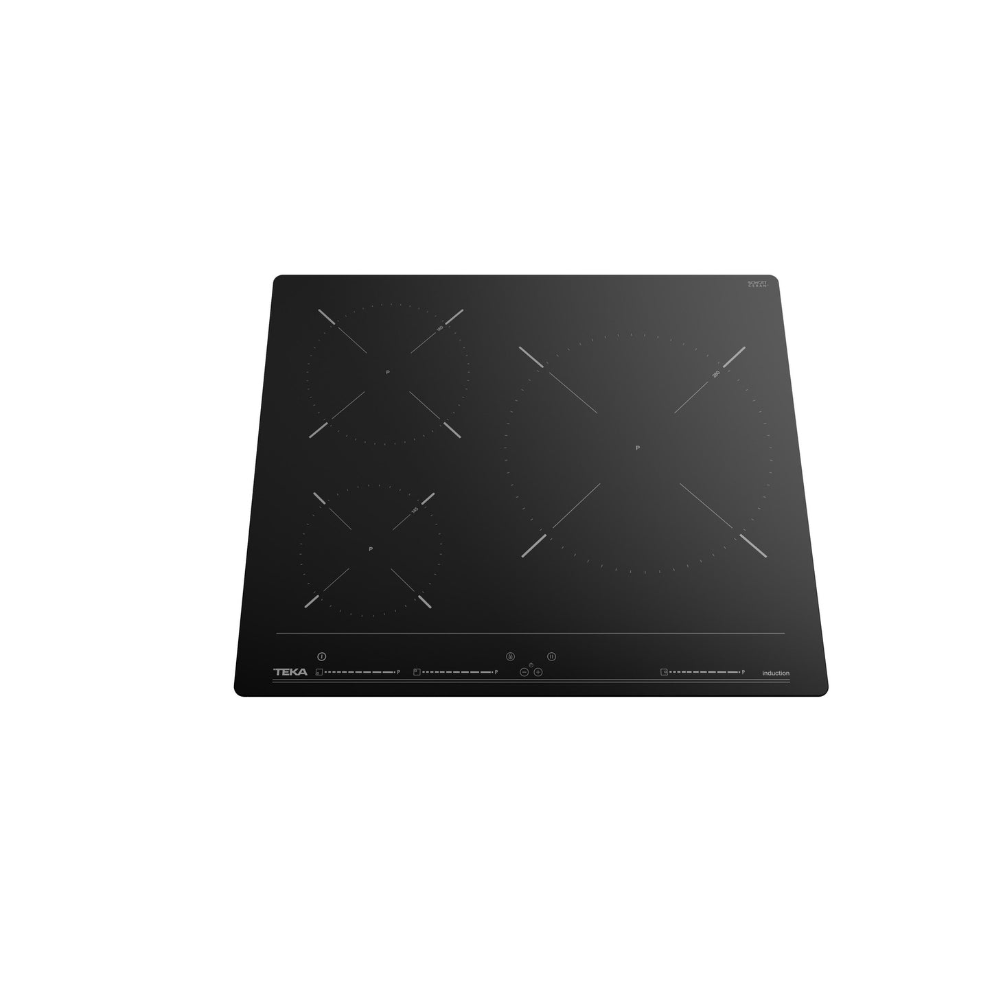 Placa de Inducción 3 Zonas Teka IBC 63010 MSS 60cm Cristal Negro