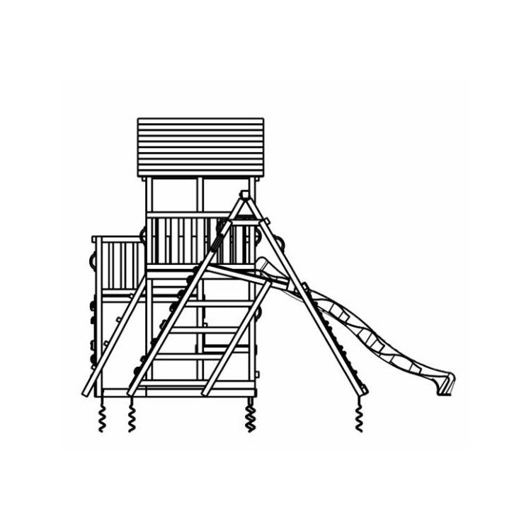 Parque Infantil Masgames Penthouse Xl Con Challenger.