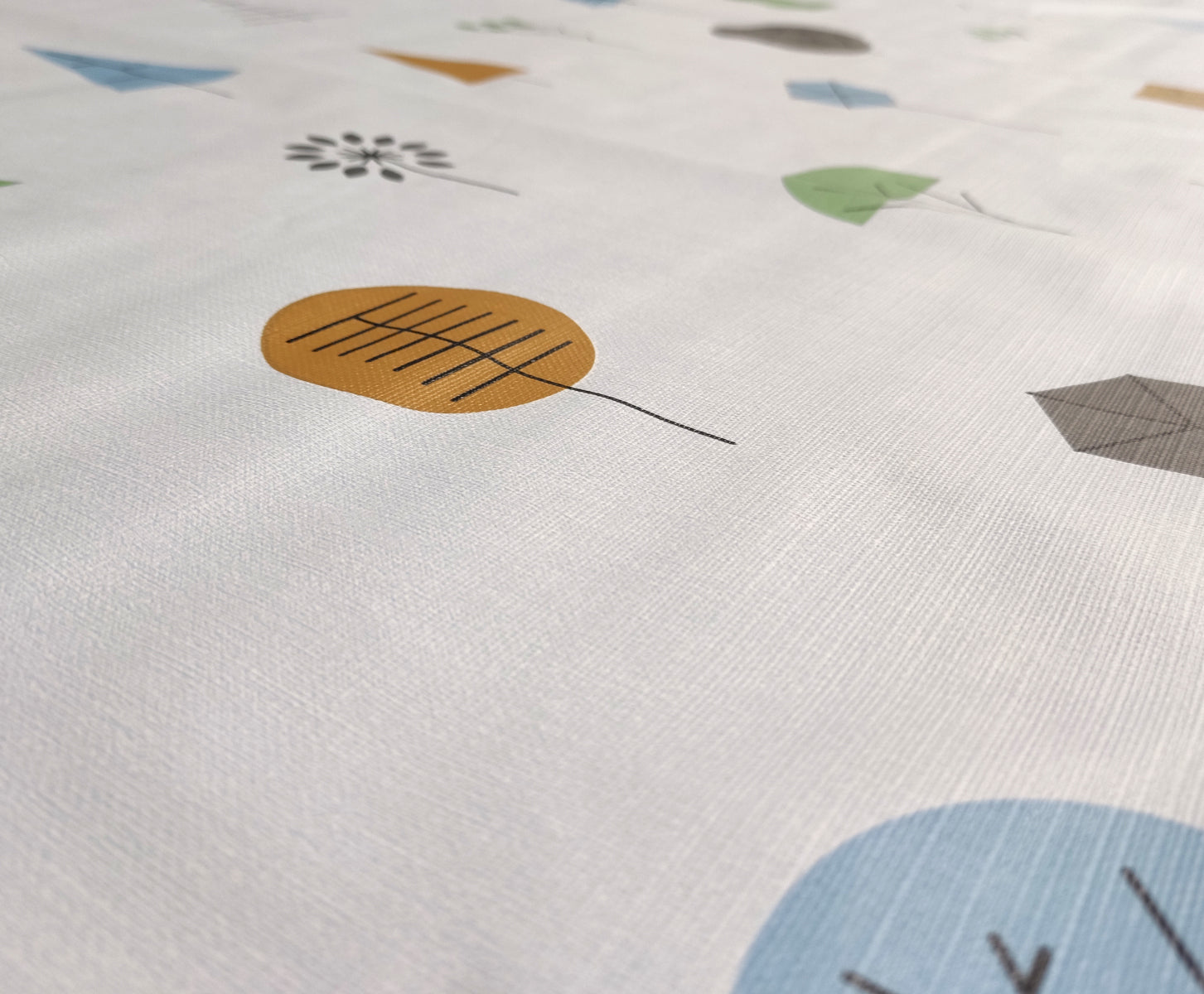 Mantel| Composicion Pvc| Base Poliester| Antimanchas| Arboles