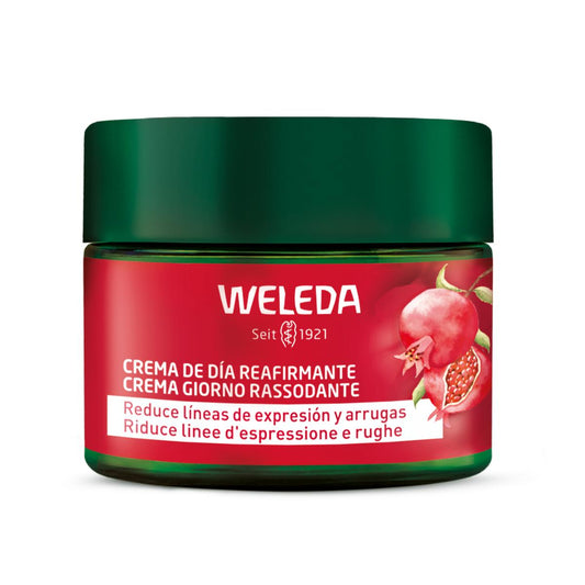 Crema de día reafirmante de granada y péptidos de maca Weleda 40 ml