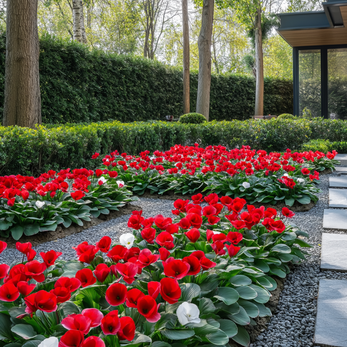 Violeta De Persia - 6 Pzs - Cyclamen 'winfall Scarlet' - Altura 10-20cm - ⌀9cm