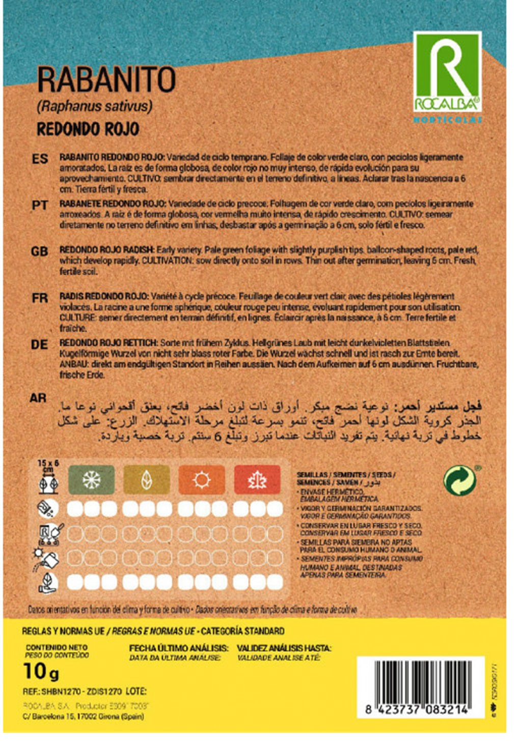 Semillas Rabanito Rojo Redondo 10g_1