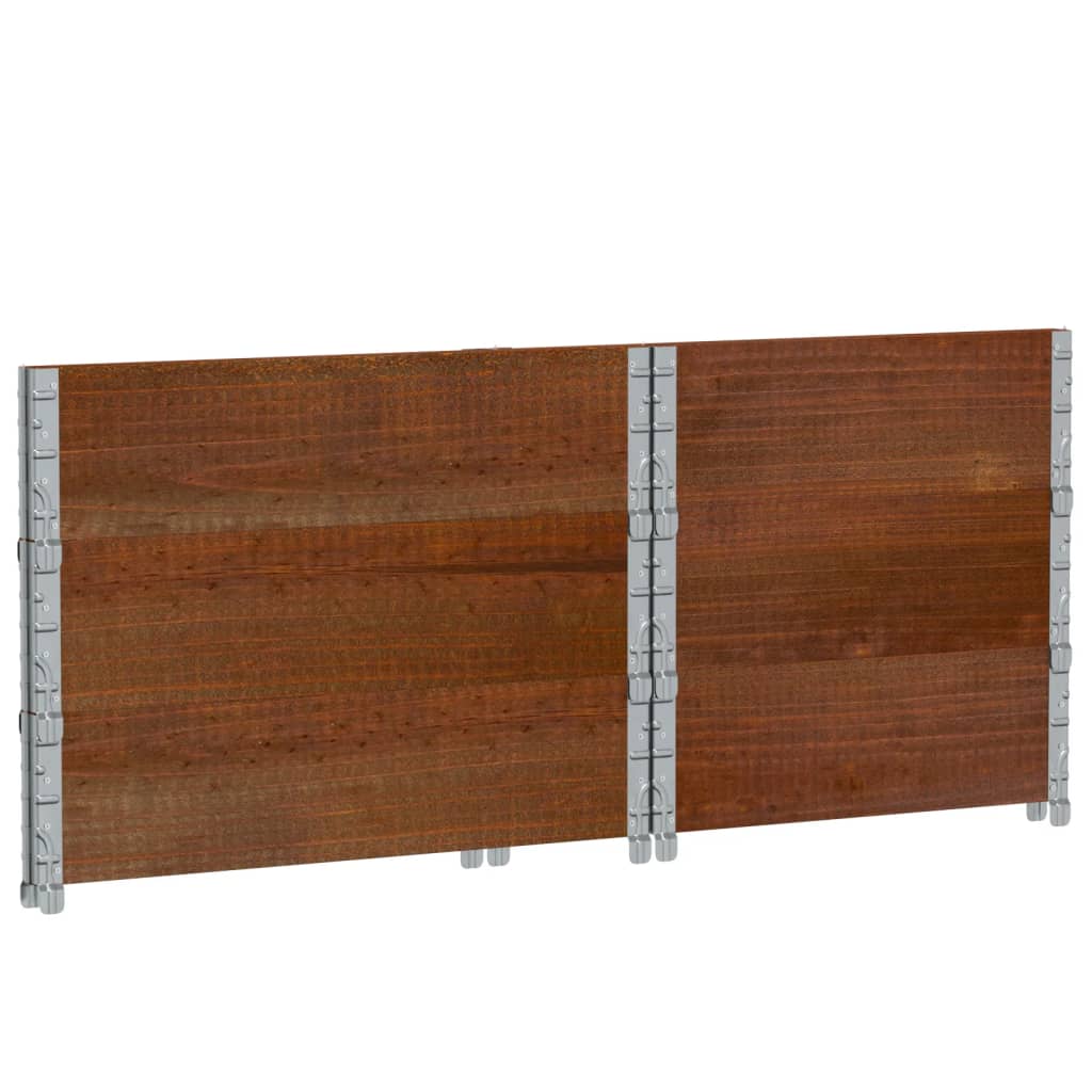 Jardinera De Madera Maciza De Pino Marrón 80x60 Cm_5