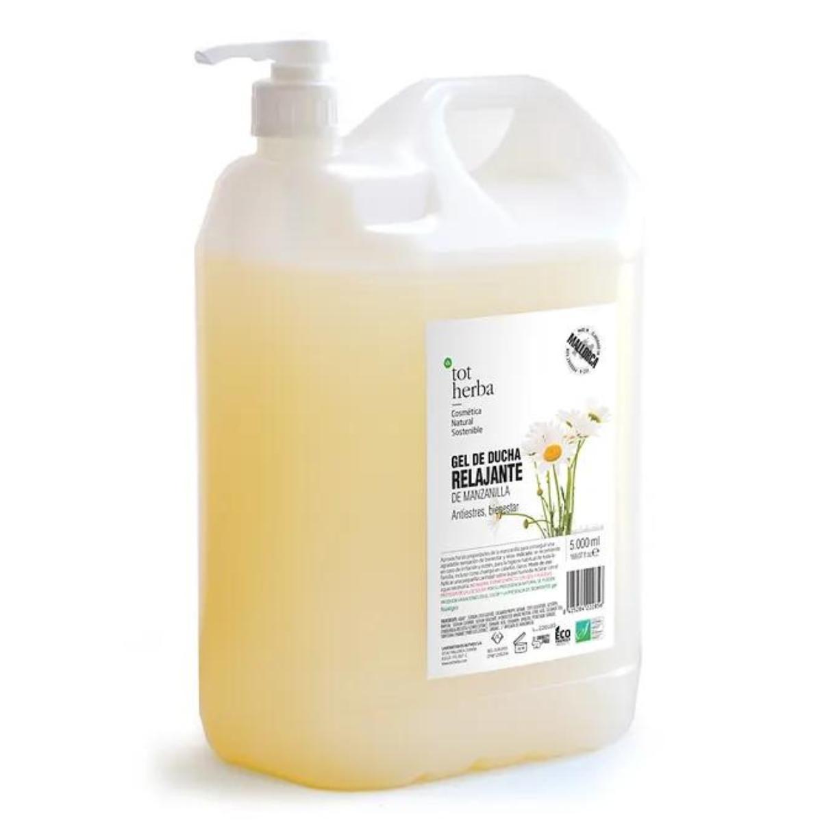 Gel ducha relajante manzanilla 5 litros Tot herba