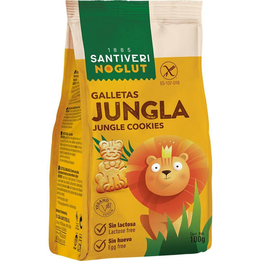 Galletas Jungla sin gluten Santiveri 100 g