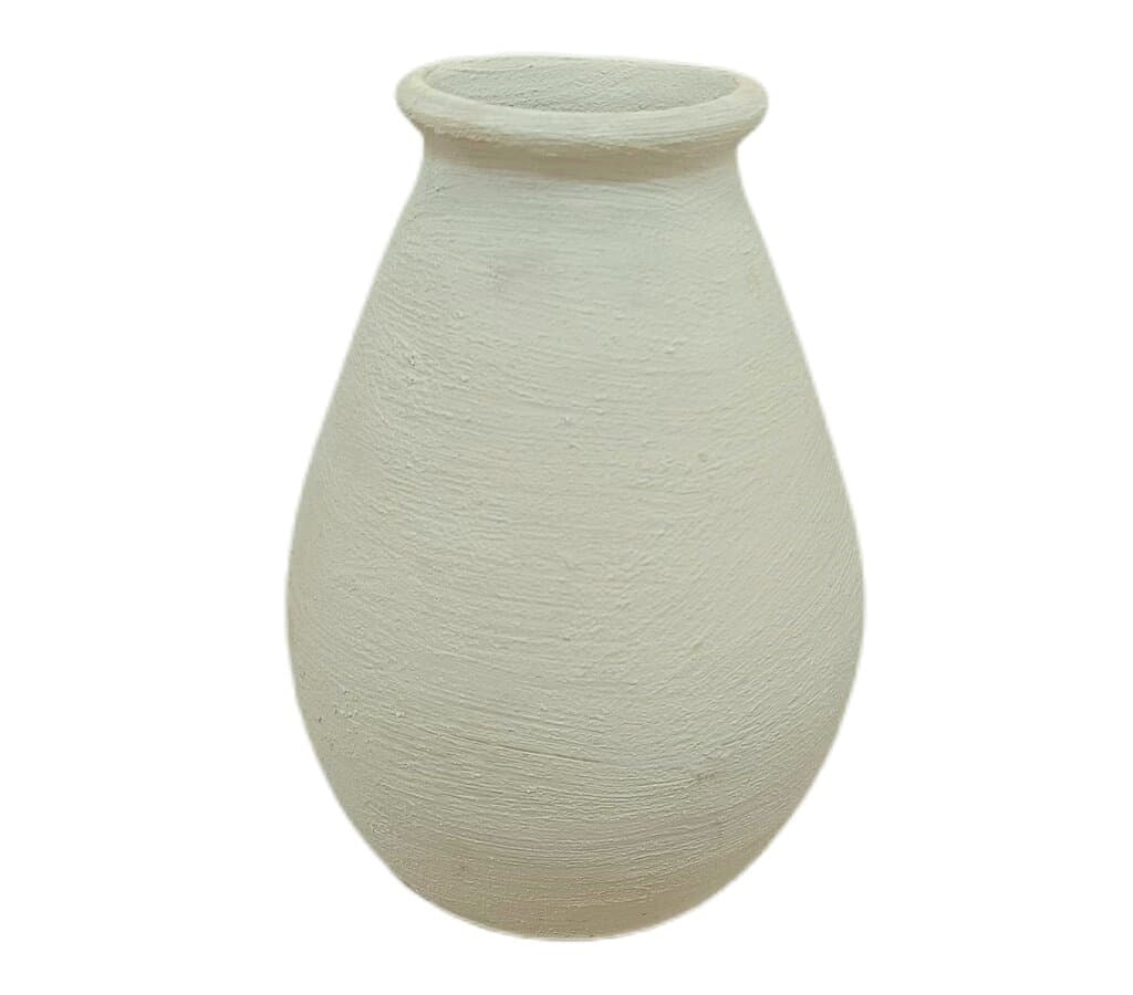 Jarrón Textura Blanco 17cm_0