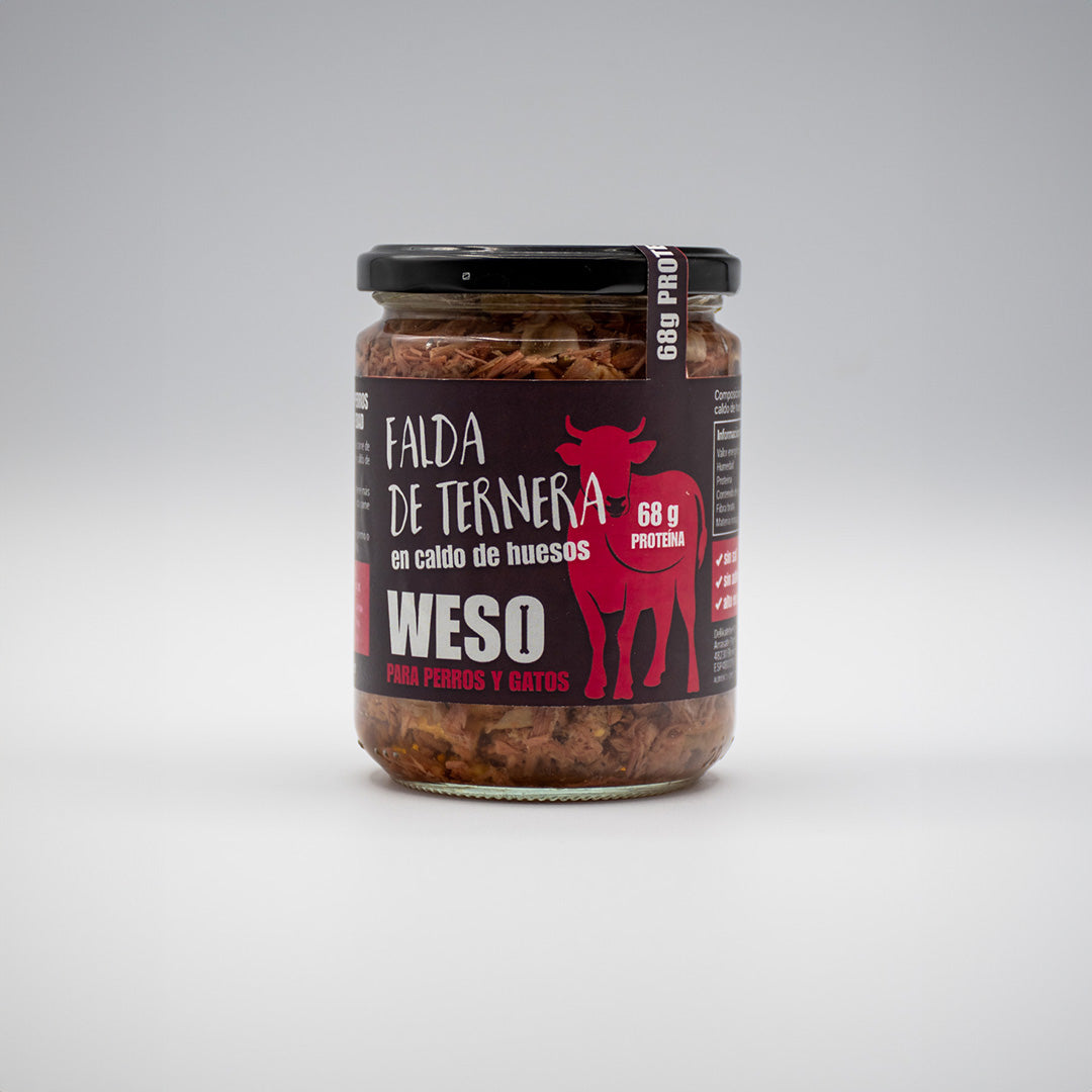 Caldo De Huesos De Ternera Con Falda Desmenuzada - Suplemento De Proteína_0