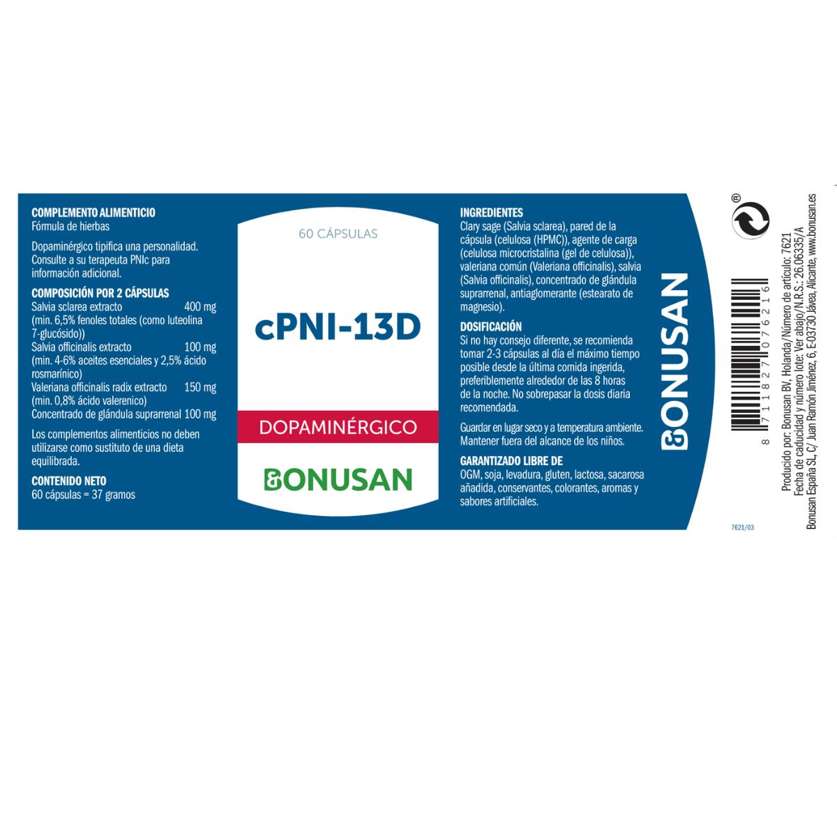 cPNI – 13D Bonusan 60 cápsulas