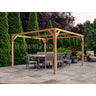 Pérgola de madera Tarragona Maderland 300x300 cm