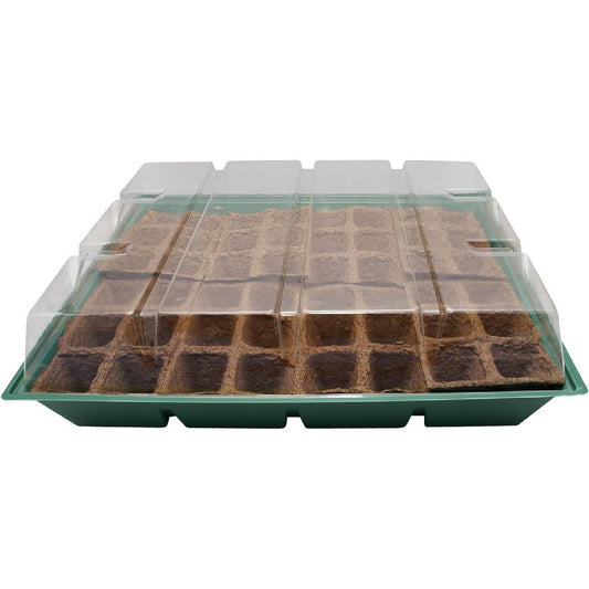 Semillero Invernadero L con tapa 8 bandejas Planeta Huerto