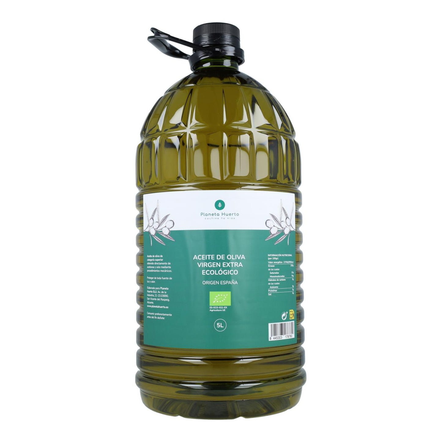 Pack 3x Aceite de oliva Virgen Extra ECO Planeta Huerto 5 L