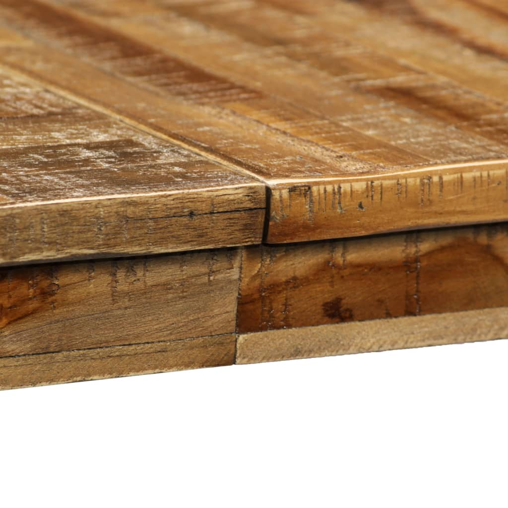 Mesa De Comedor De Teca Reciclada Y Acero 180x90x76 Cm_4