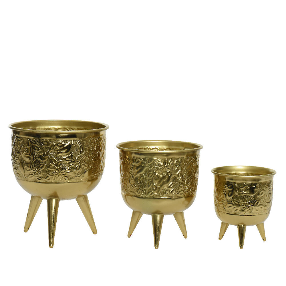 Macetero Zinc Patas 21cm