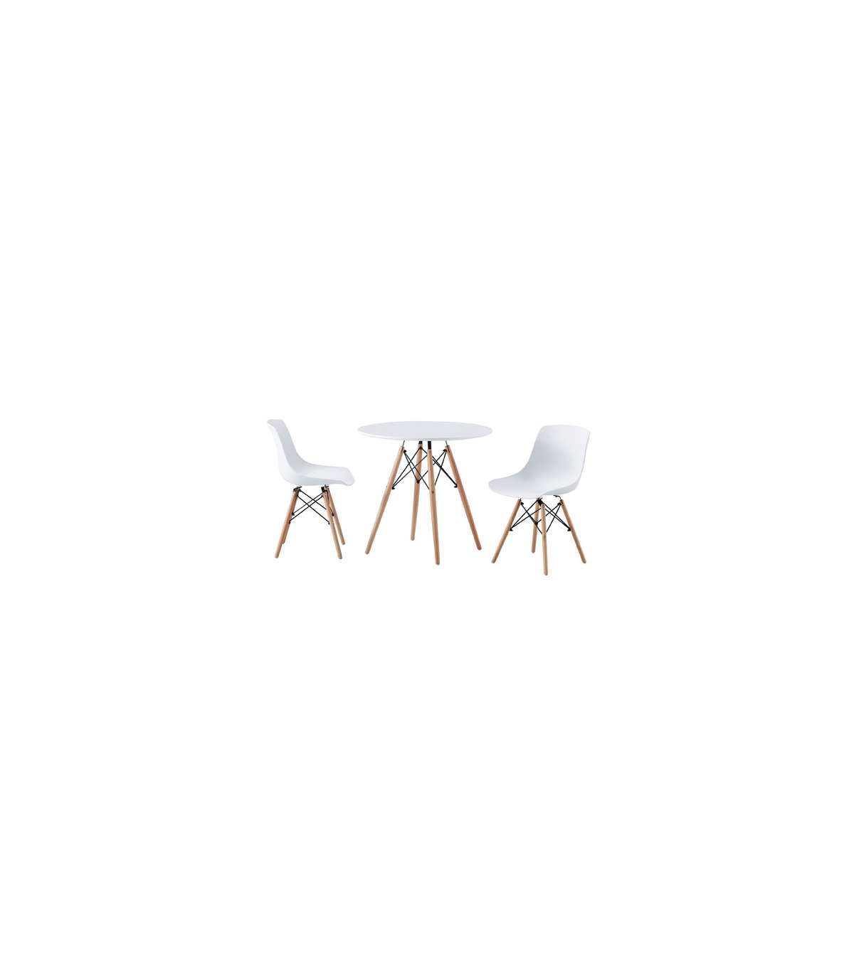 Pack De 4 Sillas Jeff Acabado Blanco, 46cm(ancho) 79cm(altura) 52cm(fondo)_5