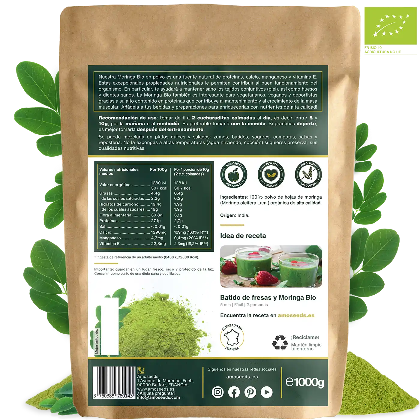 Moringa En Polvo Bio 1kg_4