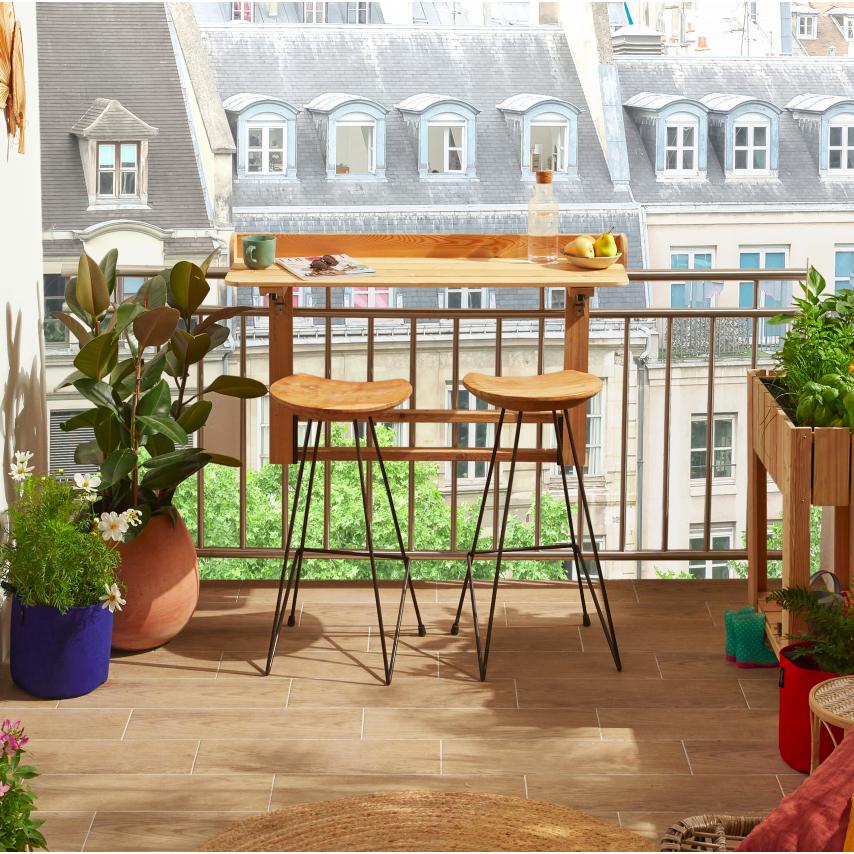 Barra Balcón ACANTA 1180x500x690 mm