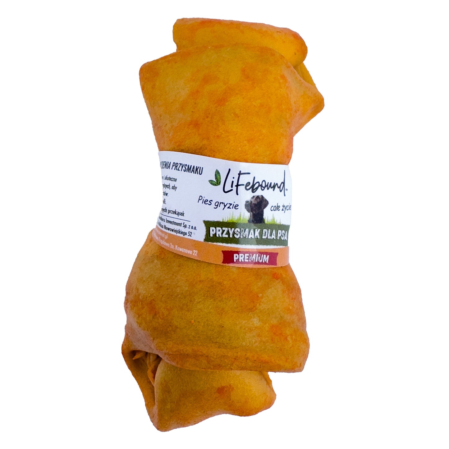 Lifebound - Hueso Masticable Natural Para Perros De Cuero De Ternera En Forma De Hueso Sabor Pizza - 10 Pzas M