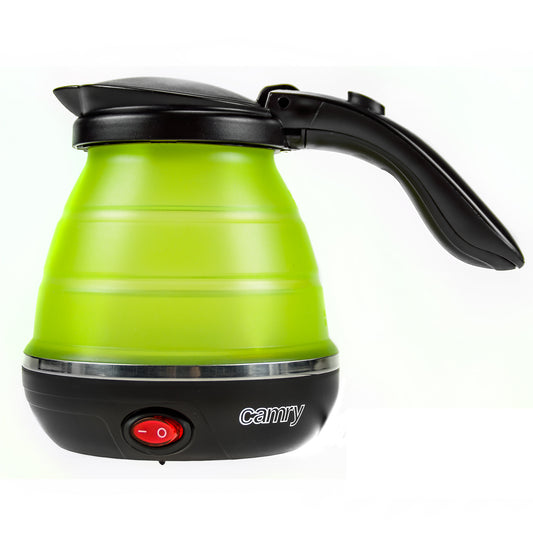 Hervidor Agua Eléctrico Plegable, 0,5l, Silicona Sin Bpa, Resistencia Oculta, Apagado Automático Camry Cr 1265, 750w