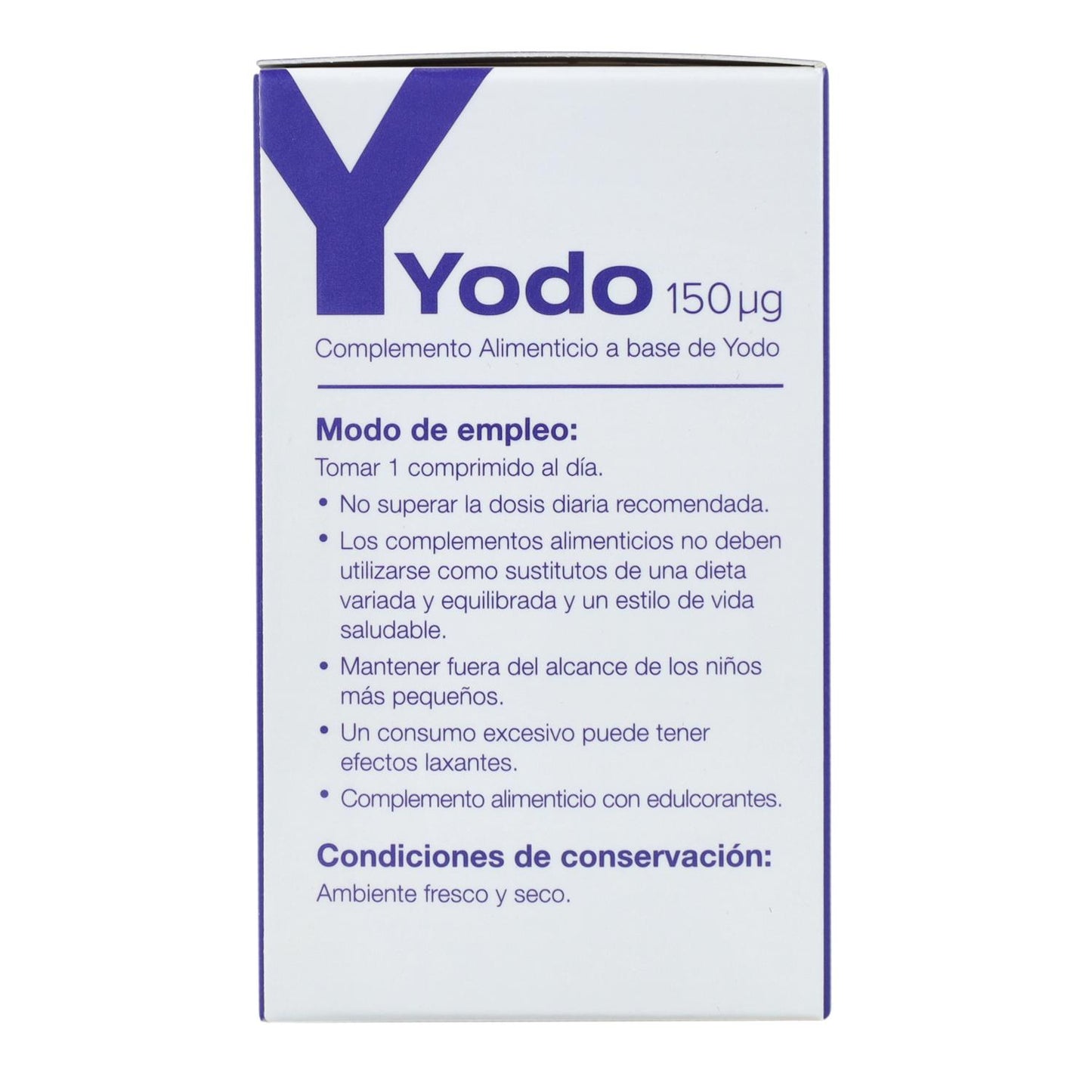 Yodo Complemento Alimenticio 120 comp Natysal