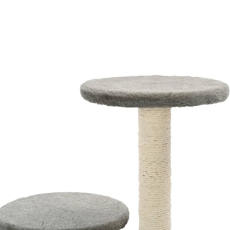 Vidaxl Rascador Para Gatos Con Poste Rascador De Sisal 60 Cm Gris_5