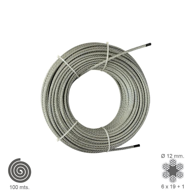 Cable Galvanizado 12 Mm. (rollo 100 Metros) No Elevacion_0