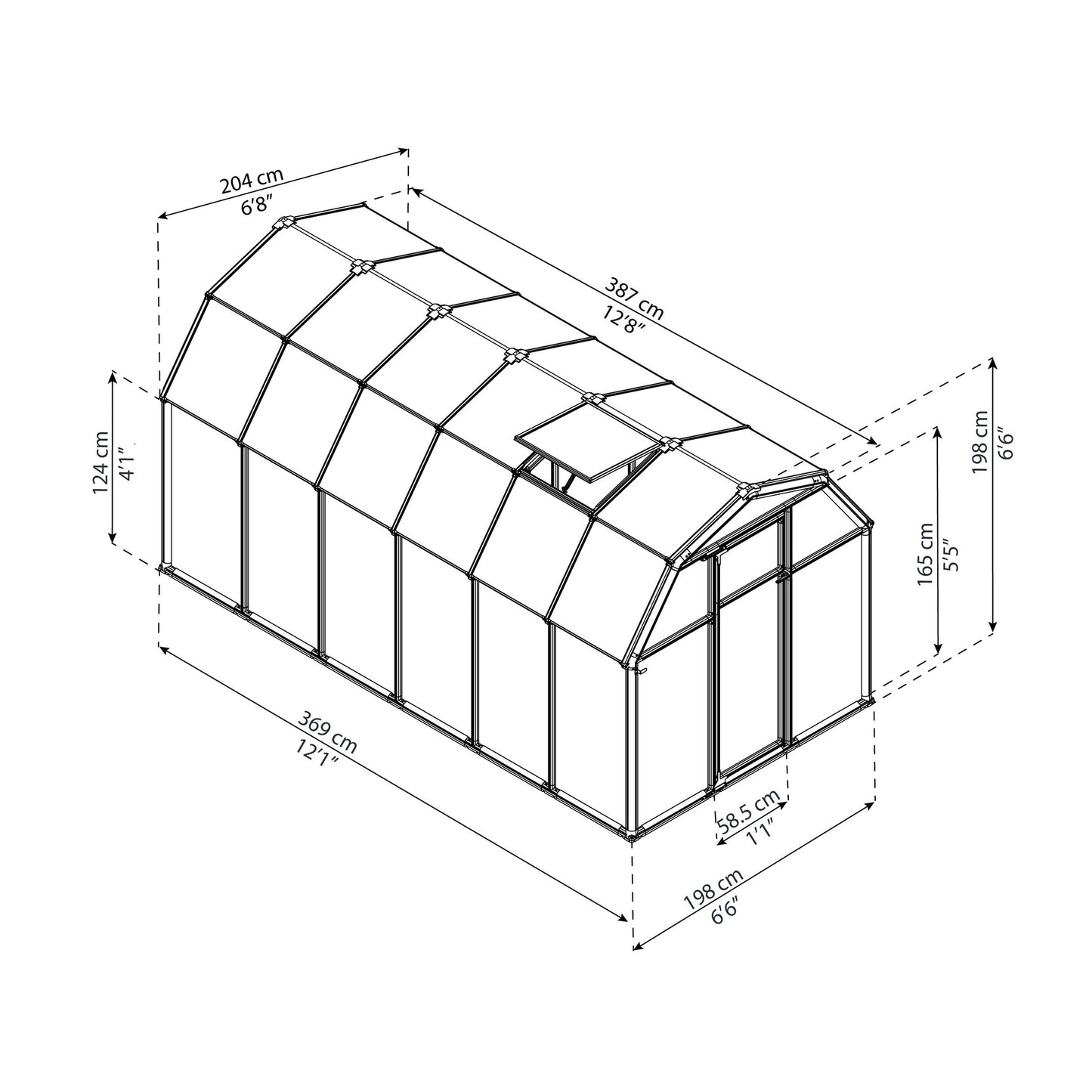 Invernadero Eco Grow 383x204 cm Canopia by Parlam