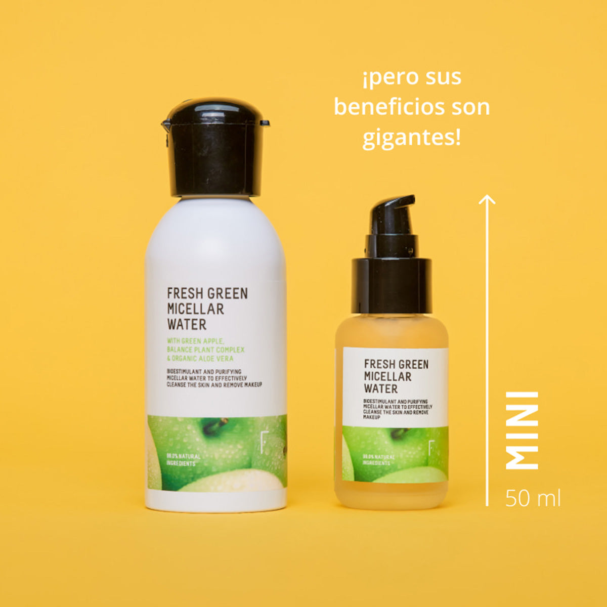 Minitalla - Fresh Green Micellar Water, Freshly Cosmetics, 50ml
